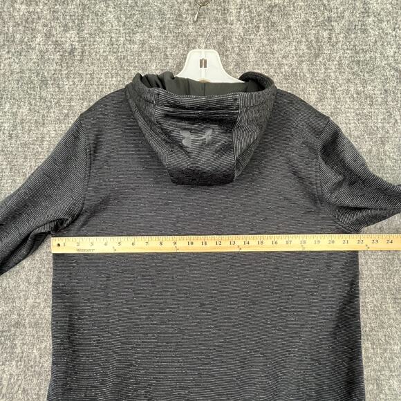 Under Armour Hoodie Mens Medium Fitted Coldgear Performance Tech Hooded Pullover - Picture 7 of 9